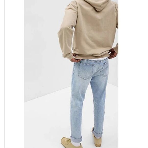 NWT Gap Mens Slim Taper Jeans in Gapflex Stretch Light Wash Size 30 x 28 - Picture 10 of 15